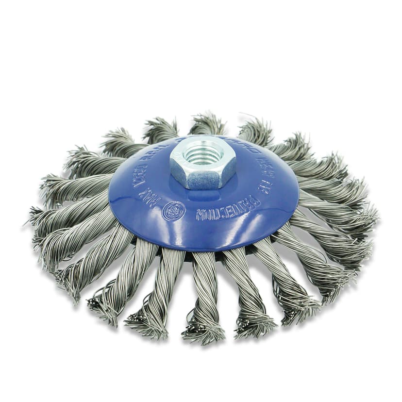 Щітка конусна плетена - 115мм (GERRARD)