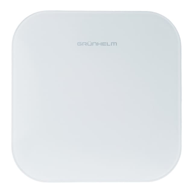 Ваги електронні - BES-WLG  (білі, квадрат, макс-180кг) (GRUNHELM)