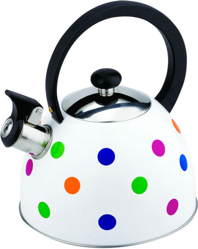 GT-1415-20 Чайник Веселі горохи зі свистком GUSTO, 2л