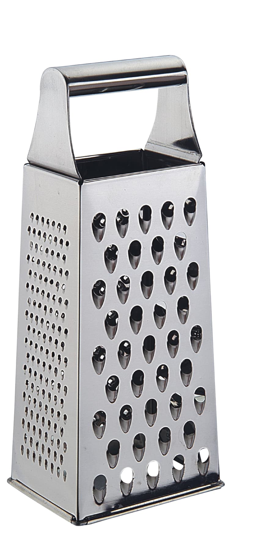 GT-GR-1003 Тертка METAL чотирьохстороння з округлою ручкою 20см GUSTO