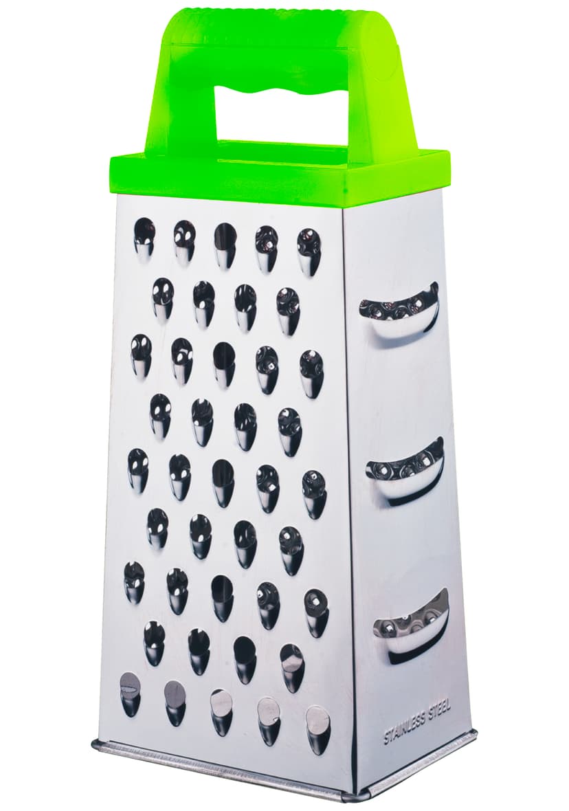 GT-GR-2003-2 Тертка ART-DECO чотирьохстороння з округлою ручкою 20см GUSTO