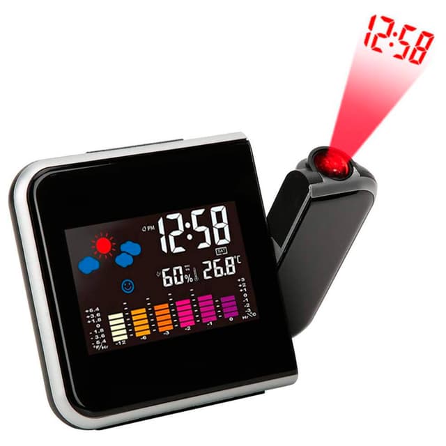 Годинник настільний LED - LW-8190 (2xААА,USB DC+5V(не в компл) ,буд,t,date,волог) (GRUNHELM)