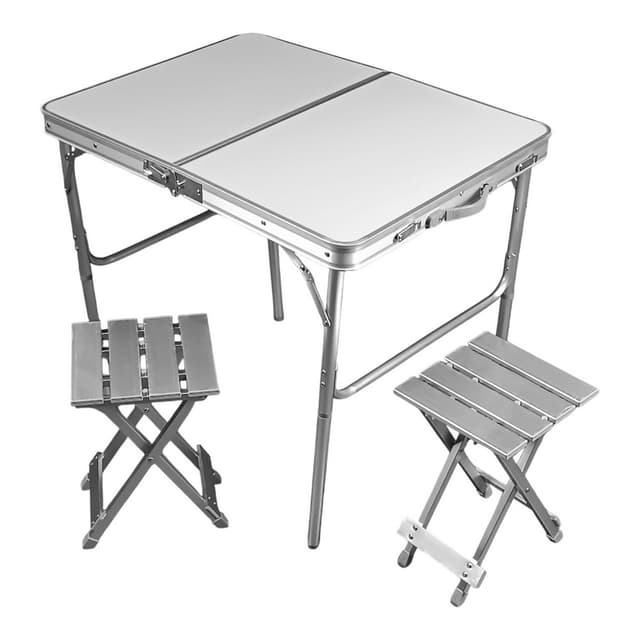 Стіл розкладний зі стільцями алюм (стіл 80х60х70, стільці 2 шт 26.7х26.7х38.2) TCS-12 (X-TREAM)