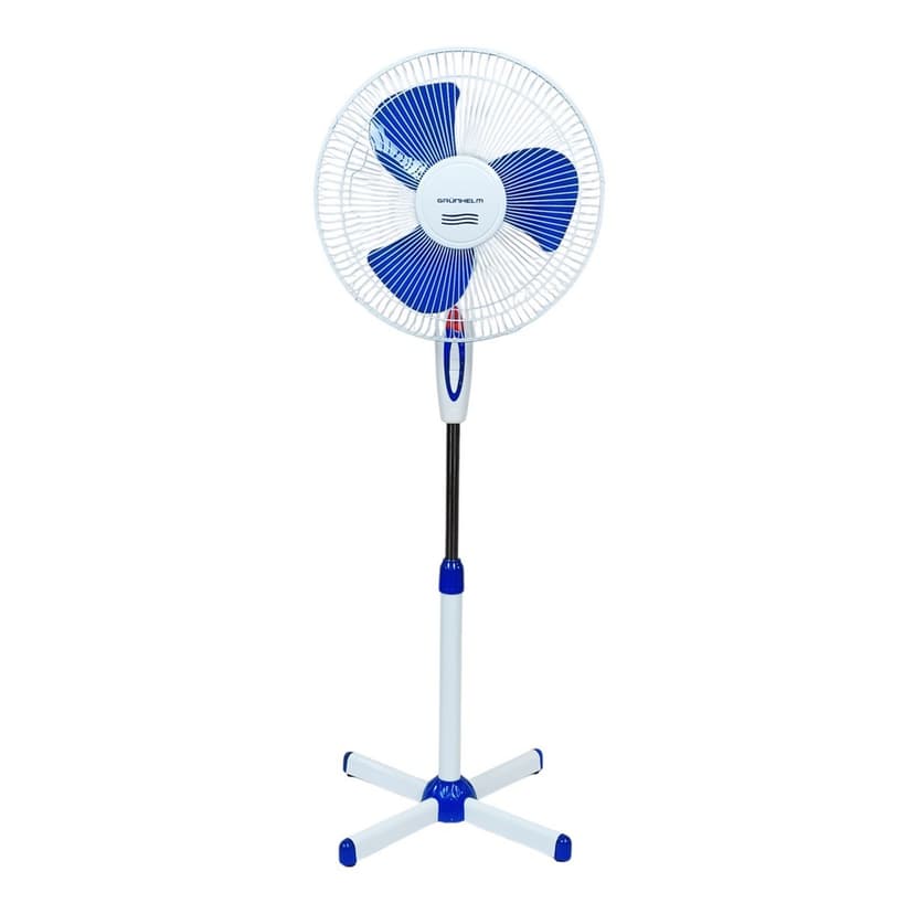 Вентилятор підлоговий (16 дюймів, 3 швидкості,1,30м, 3 лопасті)  - GFS-1619 (GRUNHELM)