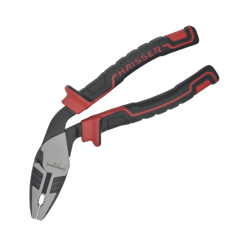 (41184) Плоскогубці 190мм вигнуті Cr-Ni Blacken Polished 50%SAVE POWER HAISSER