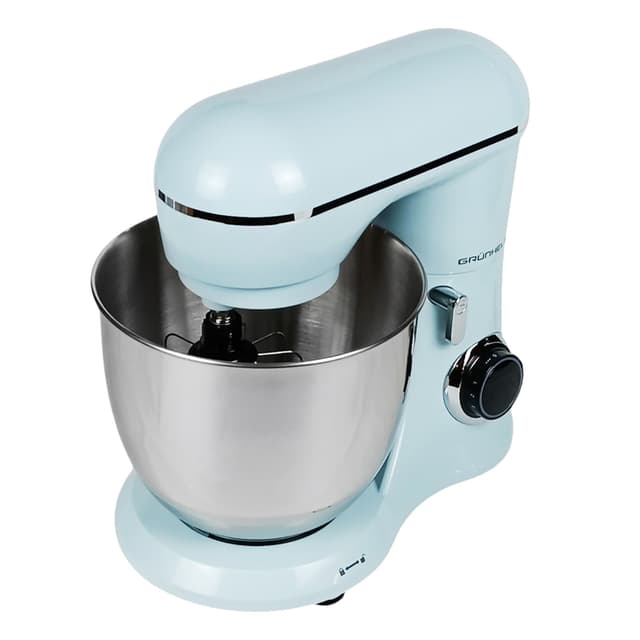 Кухонна машина GKM0025BL, 1300-1500 Вт, 10 швидкостей, блакитна (GRUNHELM)