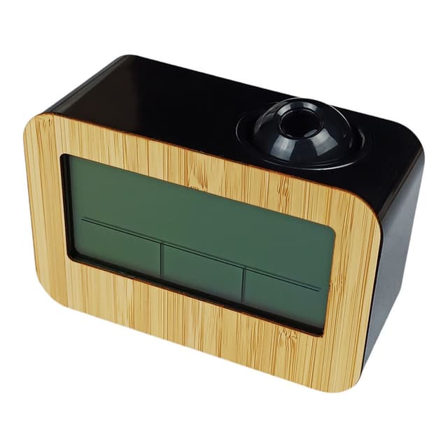 Годинник настільний LСD -  EE3307B-Z (буд, t,календар, проек  3х1.5V AAА не в комплекті ) (GRUNHELM)