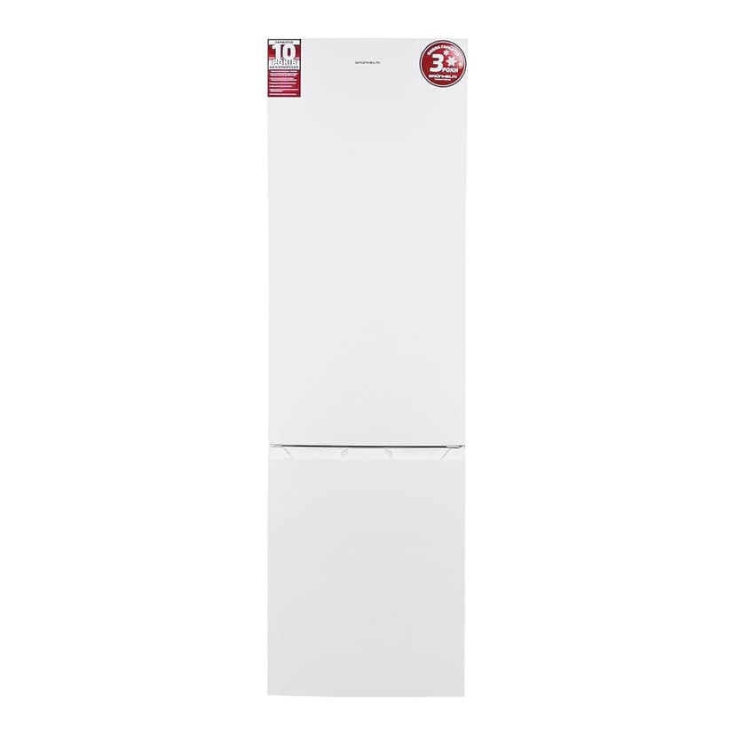 Холодильник BRH-N200E60W (no frost, нижня мороз.,  200см, білий) (GRUNHELM)
