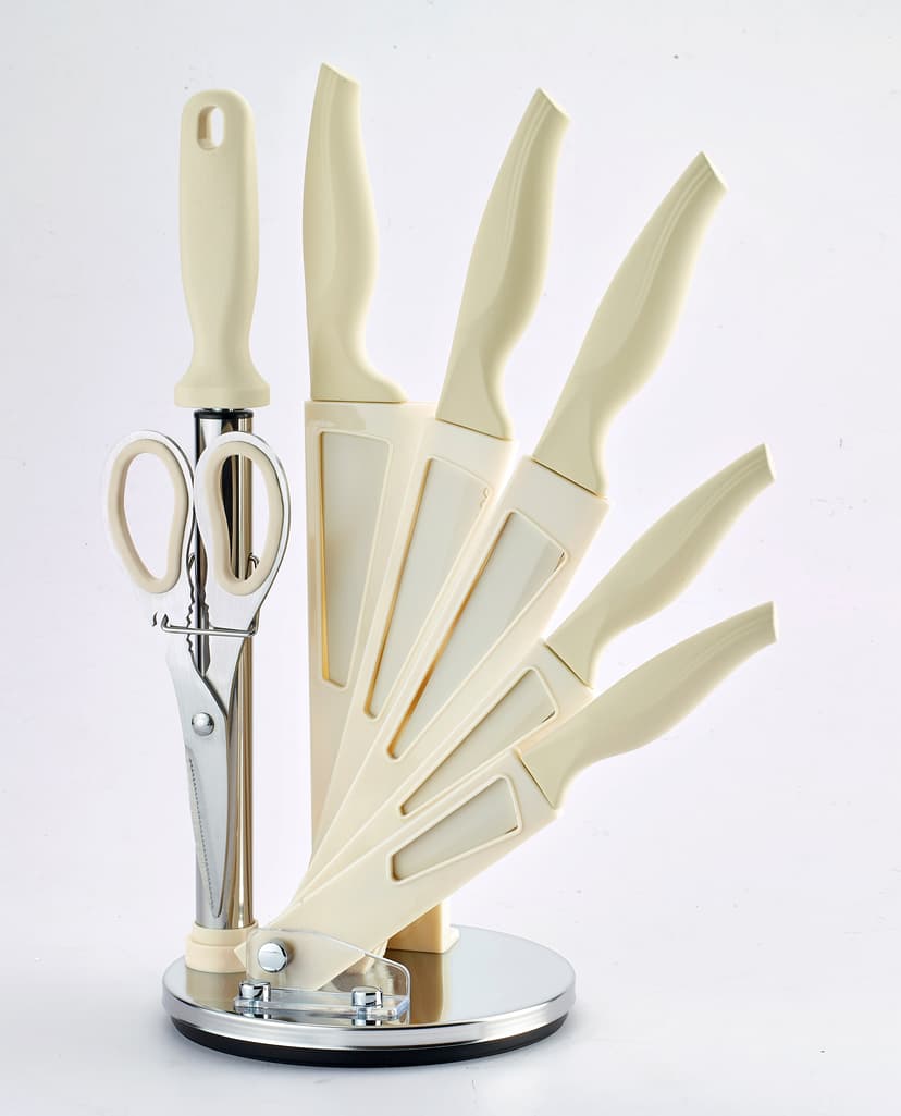 GT-4104-8 Набір ножів БІЛА перлина GUSTO 8 пр