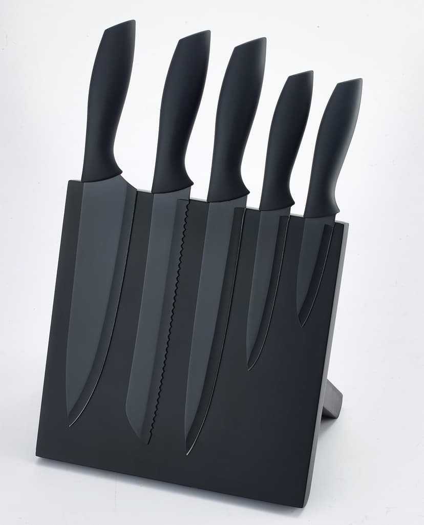 GT-4105-6 Набір ножів ЧОРНА перлина GUSTO 6 пр