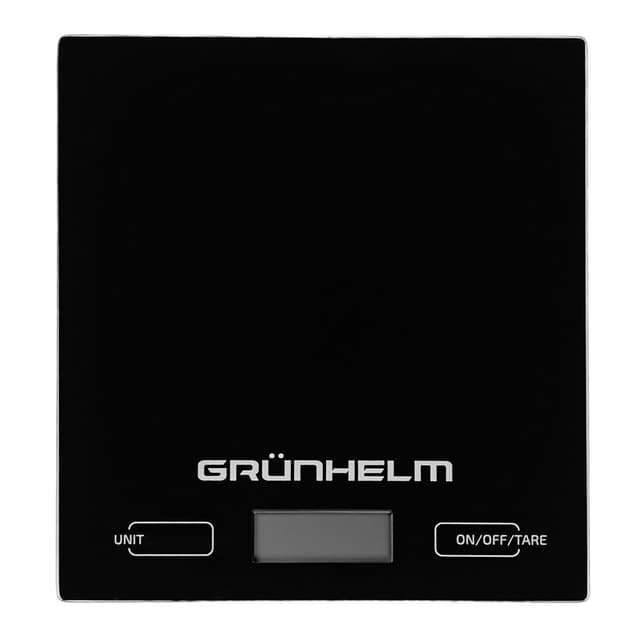 Ваги кухонні - KES-01B (чорний, прямокут., макс-5кг) (GRUNHELM)