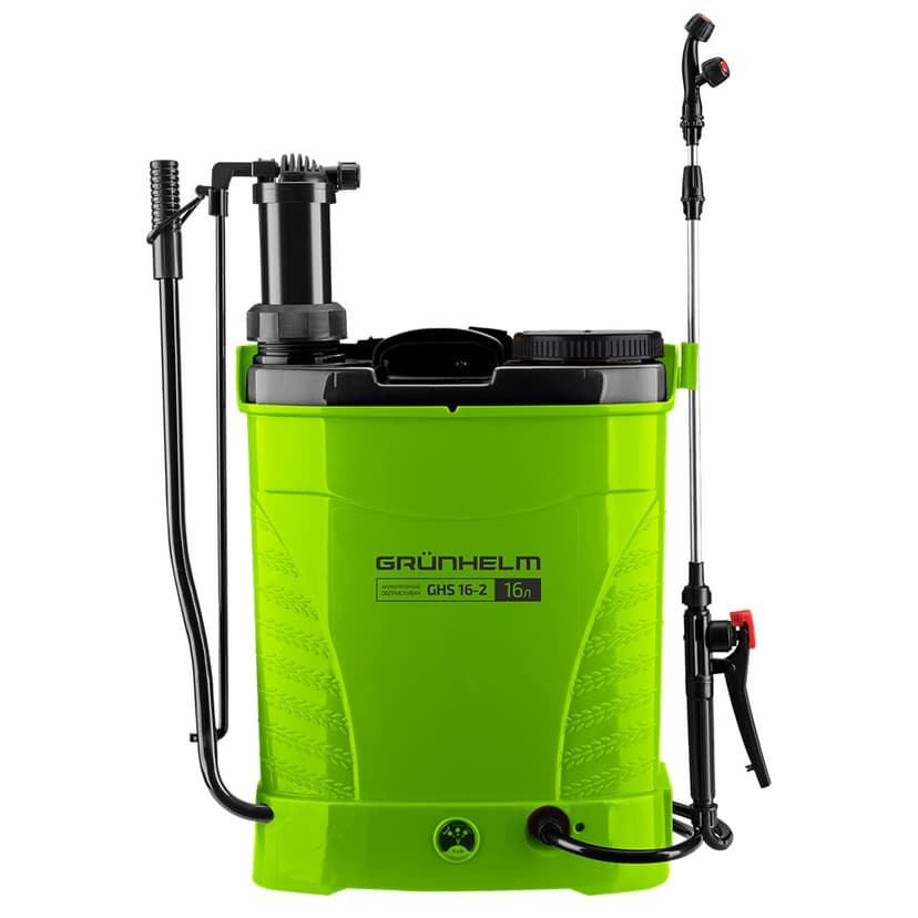 Обприскувач акумуляторний - GHS -16-2 (8АН/12V, 2-4бар, 16л) (GRUNHELM)