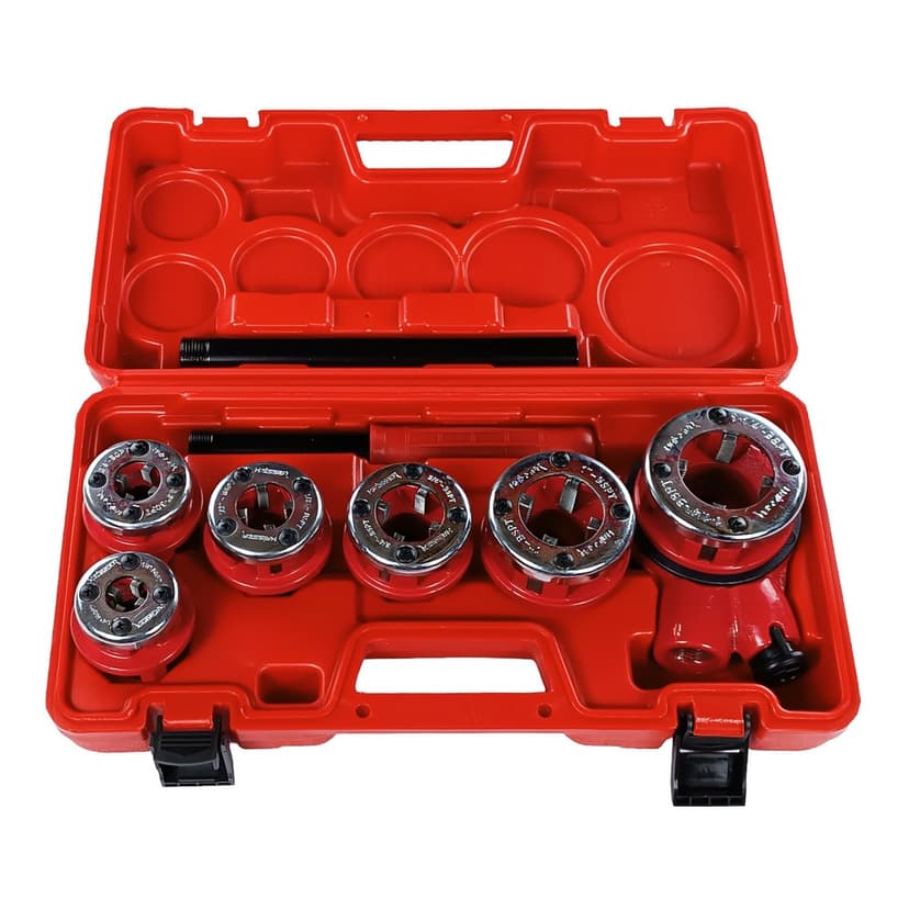 Набір клупів з тріскачкою, 6шт. 1/4", 3/8", 1/2", 3/4", 1", 1.1/4" (HAISSER)