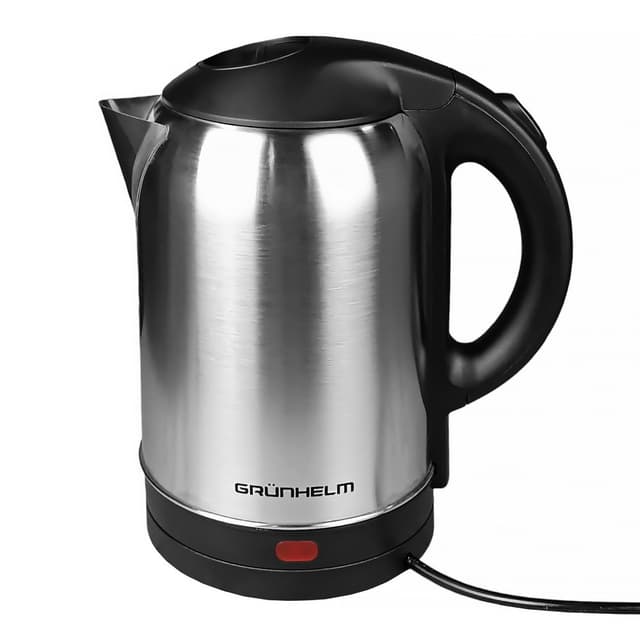 Електрочайник Метал - EKS-1894S, 1,8л, 1500Вт, нержавійка, диск (GRUNHELM)