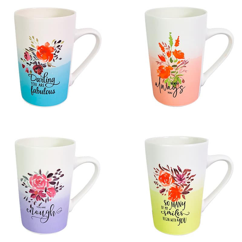 VT-C-193385 Чашка Квітковий комплімент Vittora, 385мл