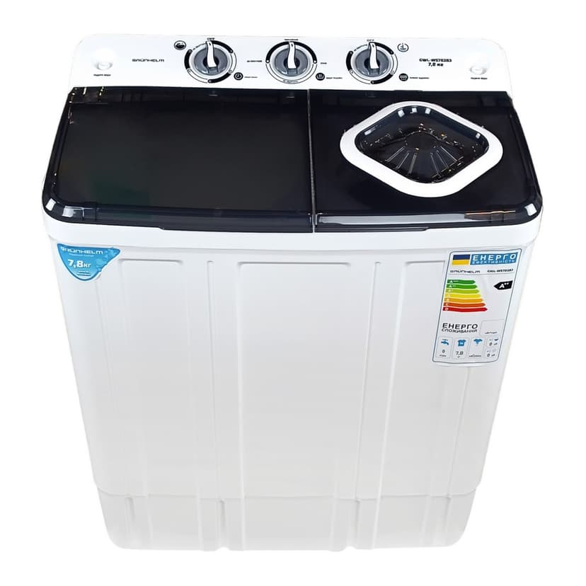 Пральна машина напівавт. GWL-WS782B3 (біла, 7.8кг) (GRUNHELM)