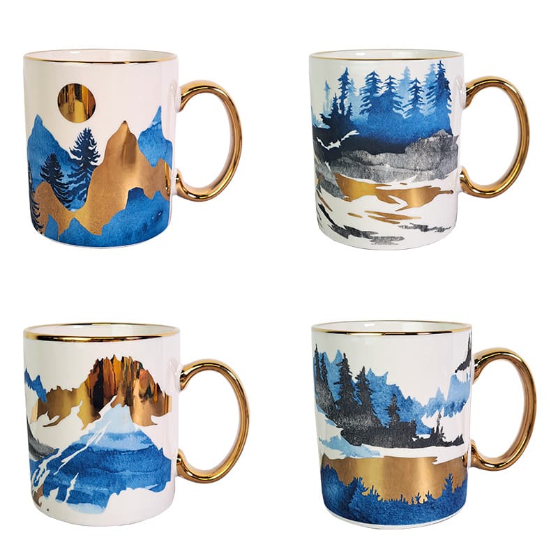 VT-C-202435 Чашка Золоті гори Vittora, 435мл