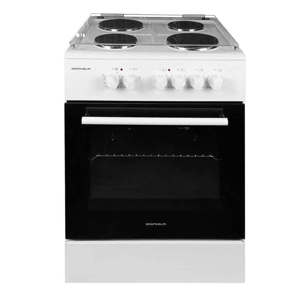 Плита електрична 60см - FEG661W, біла (GRUNHELM)