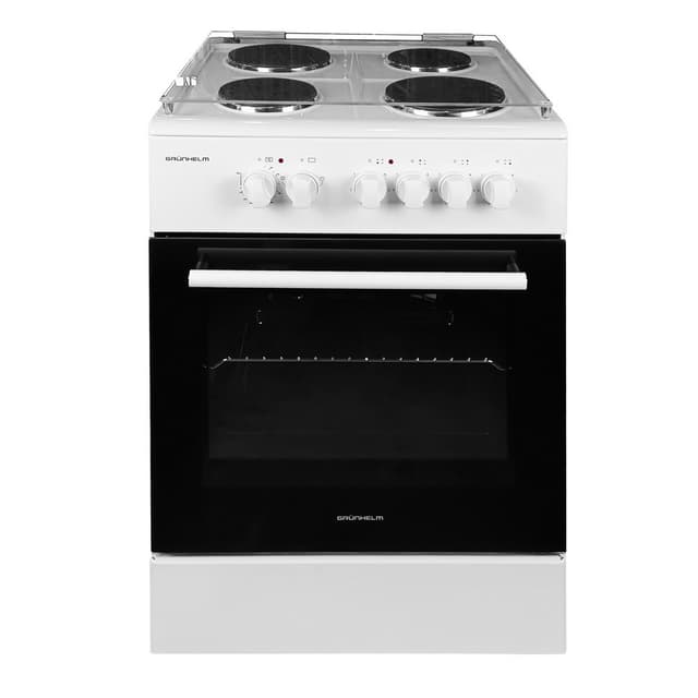 Плита електрична 60см - FEG661W, біла (GRUNHELM)