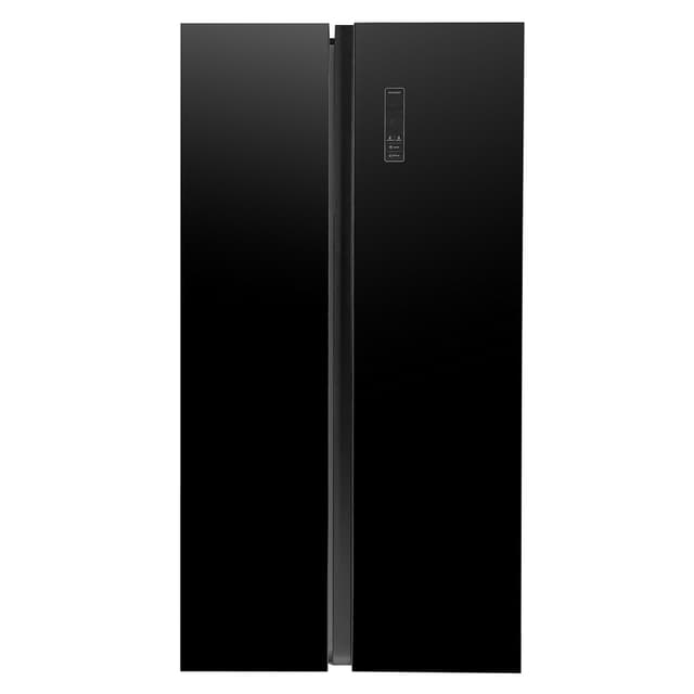 Холодильник - DDH-N177D91-BG, (чорне скло, SBS NF, 177см) (GRUNHELM)