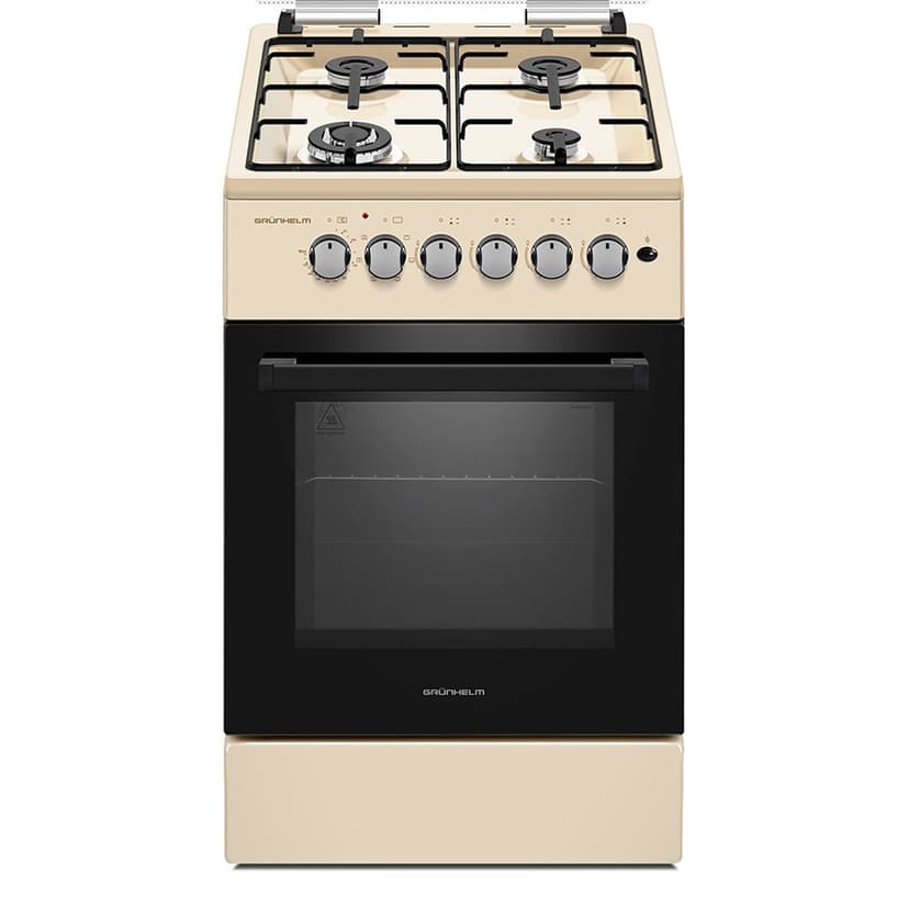 Плита газоелектр. 50см - FG56113ВЕ бежева (GRUNHELM)