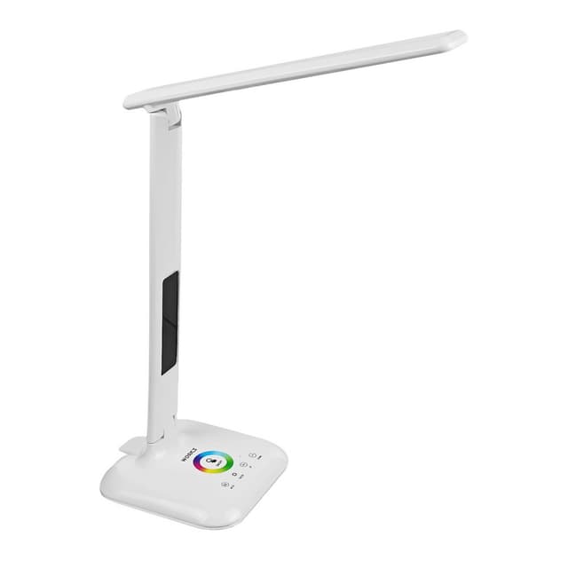 LED лампа настільна з фунц годиника - EH1802W, LED (т,буд,3W, 3000/5000/4000K,3.7V, 1200mA) (WORK'S)