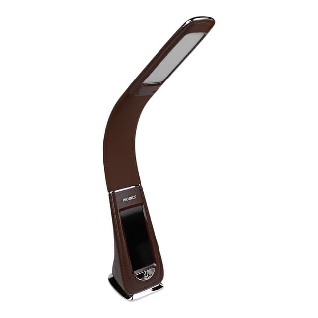 LED лампа настільна з фунц годиника - CM001HAB, LED (т,буд,DC5V,1A,4.4W, 5000K)(WORK'S)