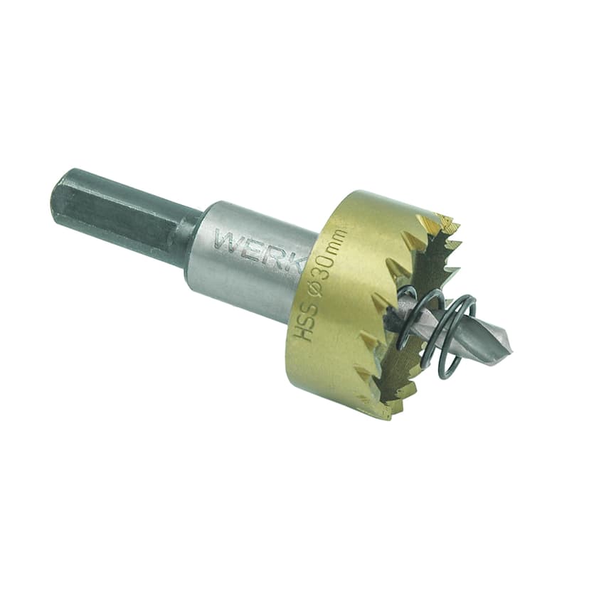 Свердло корончасте HSS по металу - 30мм (WERK)