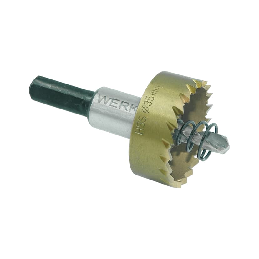 Свердло корончасте HSS по металу - 35мм (WERK)