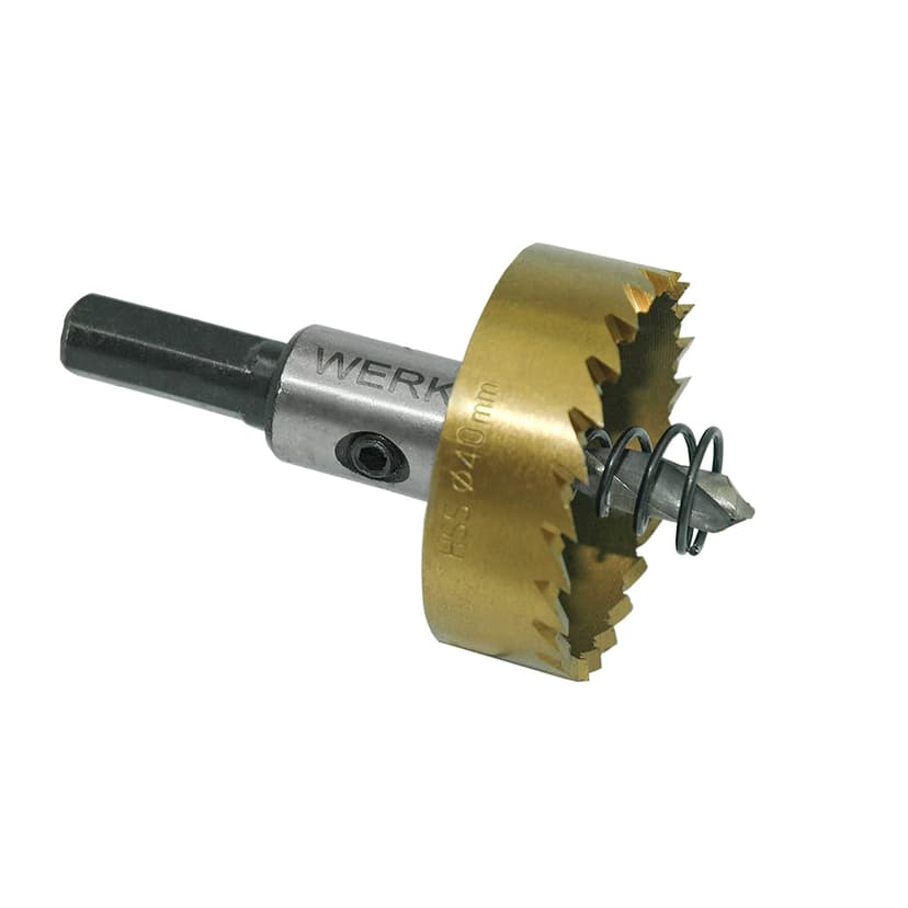 Свердло корончасте HSS по металу - 40мм (WERK)