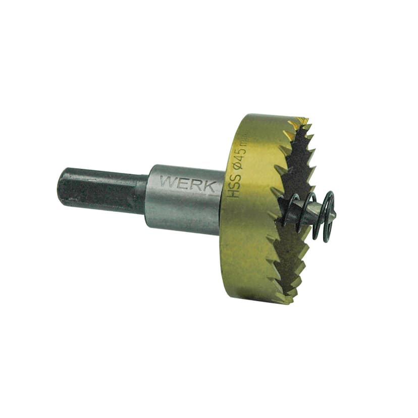 Свердло корончасте HSS по металу - 45мм (WERK)
