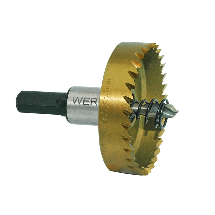 Свердло корончасте HSS по металу - 53мм (WERK)