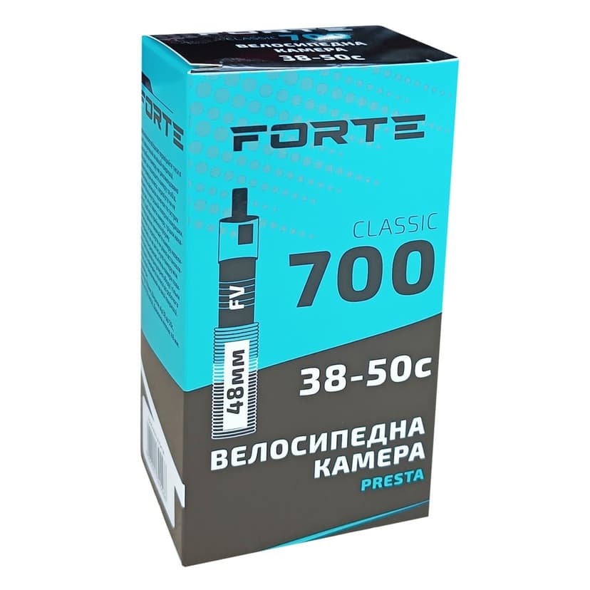 Велокамера FORTE Classic 28" 1.5-2.0 FV (Presta) 48 мм (50шт./ящ.)
