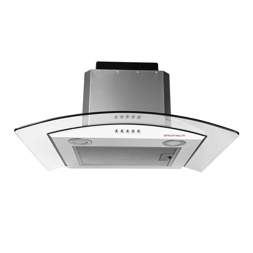 Витяжка GVG 156 TW скляна біла (GRUNHELM)