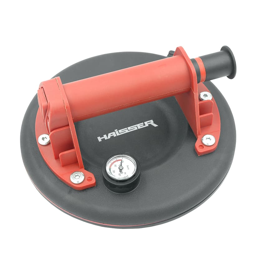 (64062) Присоска вакуумна для плитки з манометром 200мм, 150кг, HAISSER
