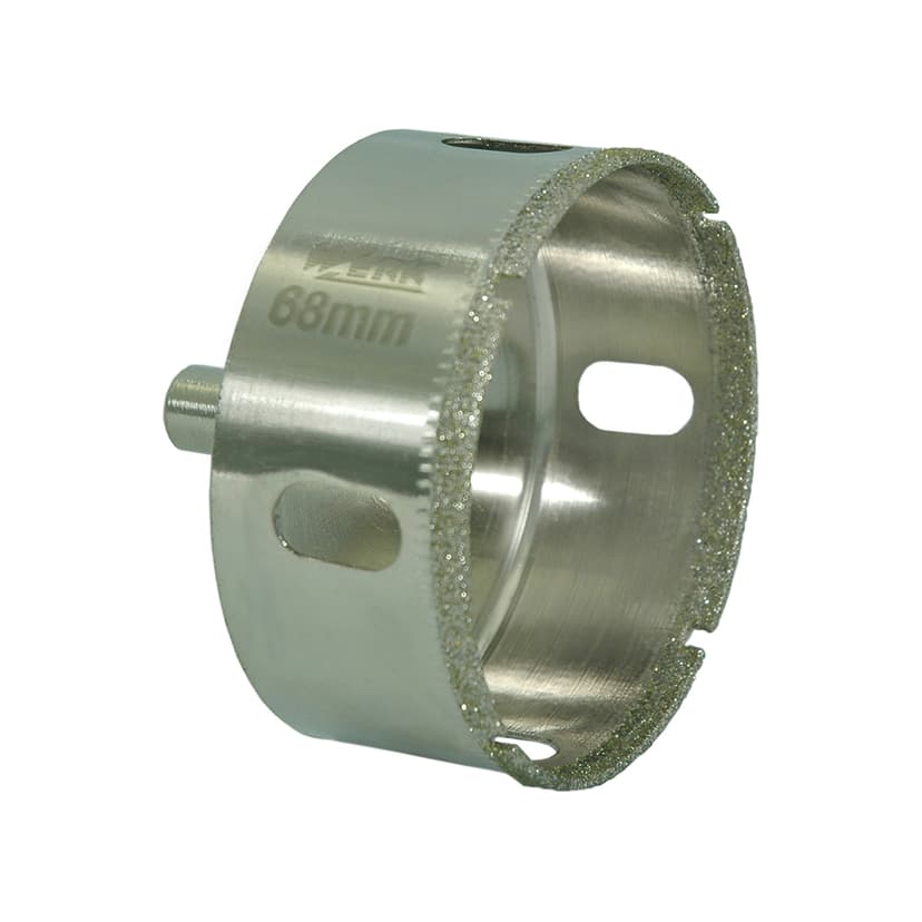 Свердло по склу та кераміці - 68 мм, уп.1шт тубус (WERK)