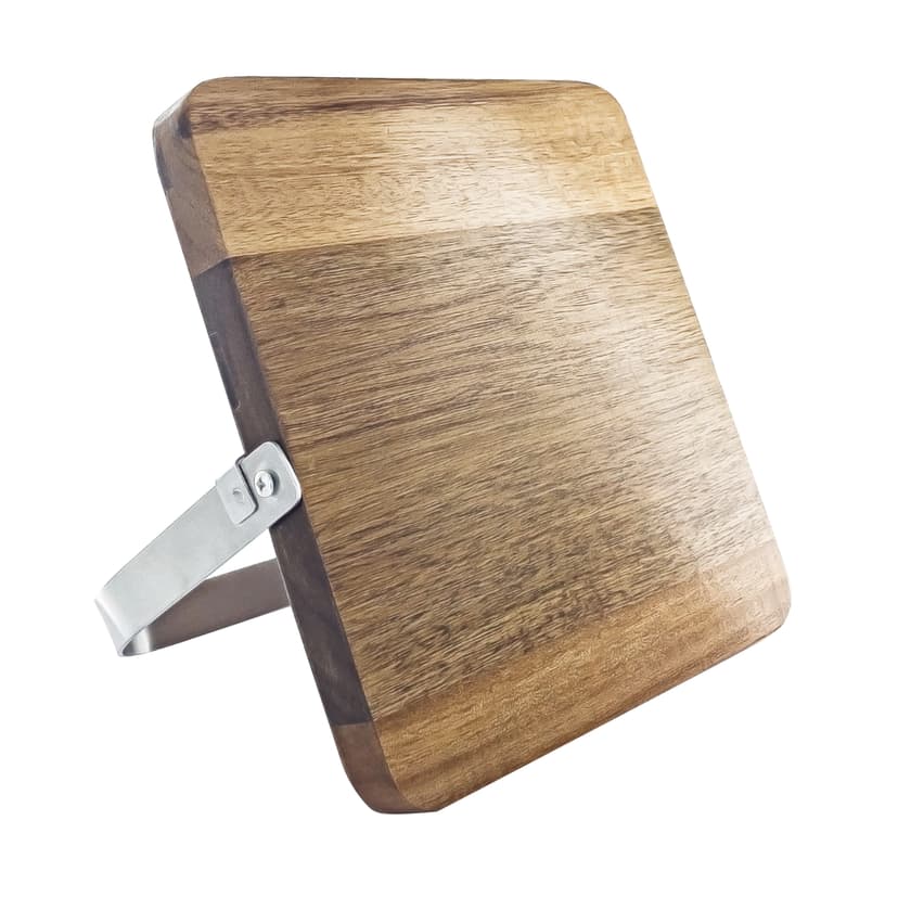 GT-6801 Підставка для ножів Дельта дерев'яна з магнітом GUSTO, 22×22×1.8см
