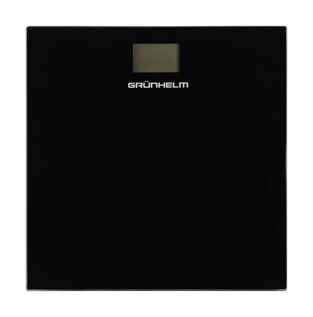 Ваги електронні - BES-26B (чорний, квадрат, макс-180кг) (GRUNHELM)