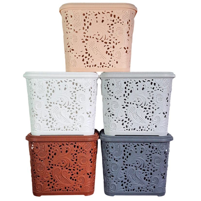 GT-3-5к Контейнер Ажур GUSTO, 3.5л (150х200х165мм) з кришкою, в асорт.