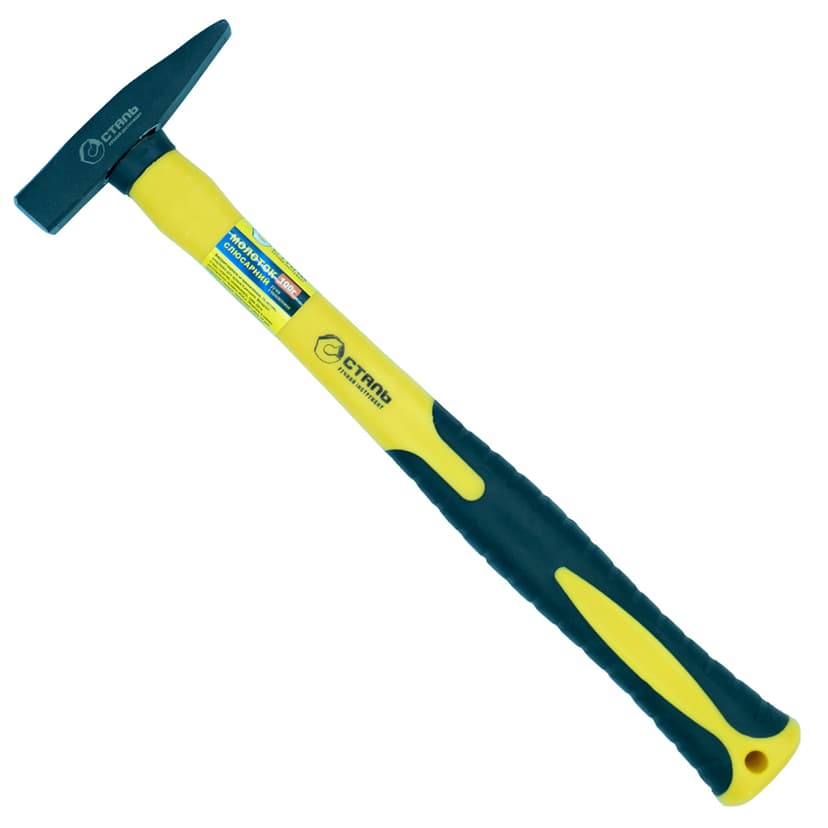 (44150) Молоток слюсарний 100 г ручка з скв Cталь