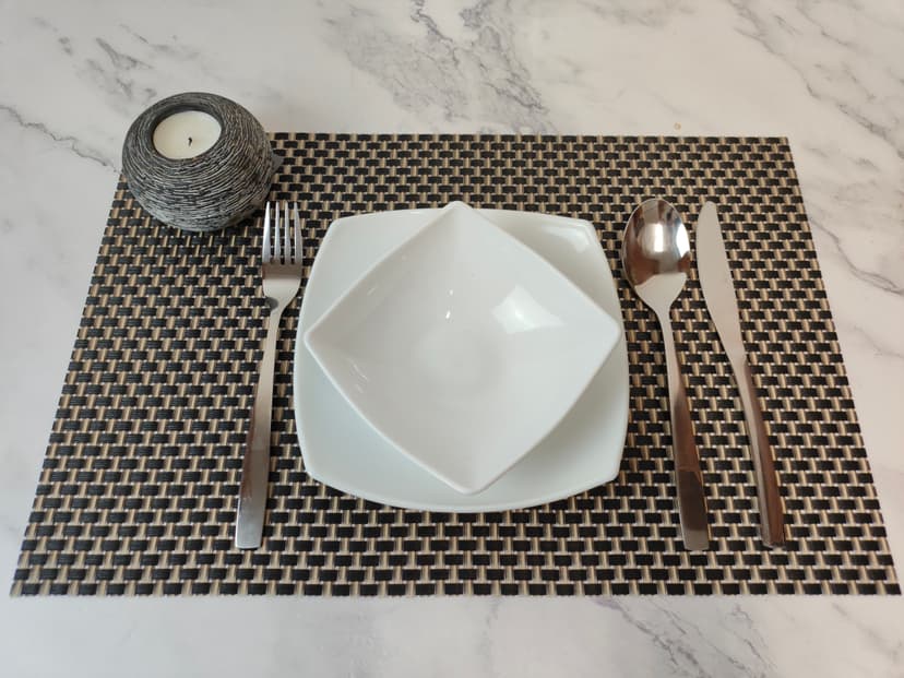 VS-PM3045-29 Килимок для сервірування Плетіння 45х30см, сірий Versailles