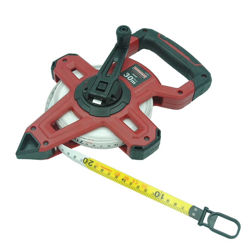 (22045) Рулетка геод. відкр. полотно з скл. 30м, ІІ клас, х4, HAISSER