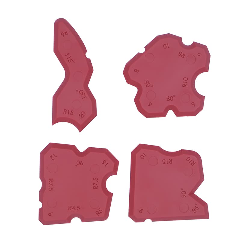 (37407) Набір шпателей для силікону 4 шт HAISSER