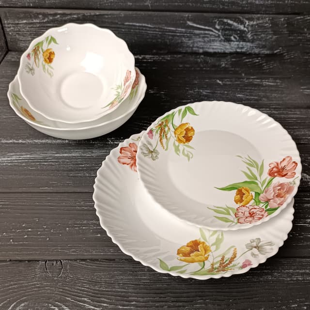 Квітковий сюжет, Wave, Салатник, V-175KC, Vittora, 175 мм