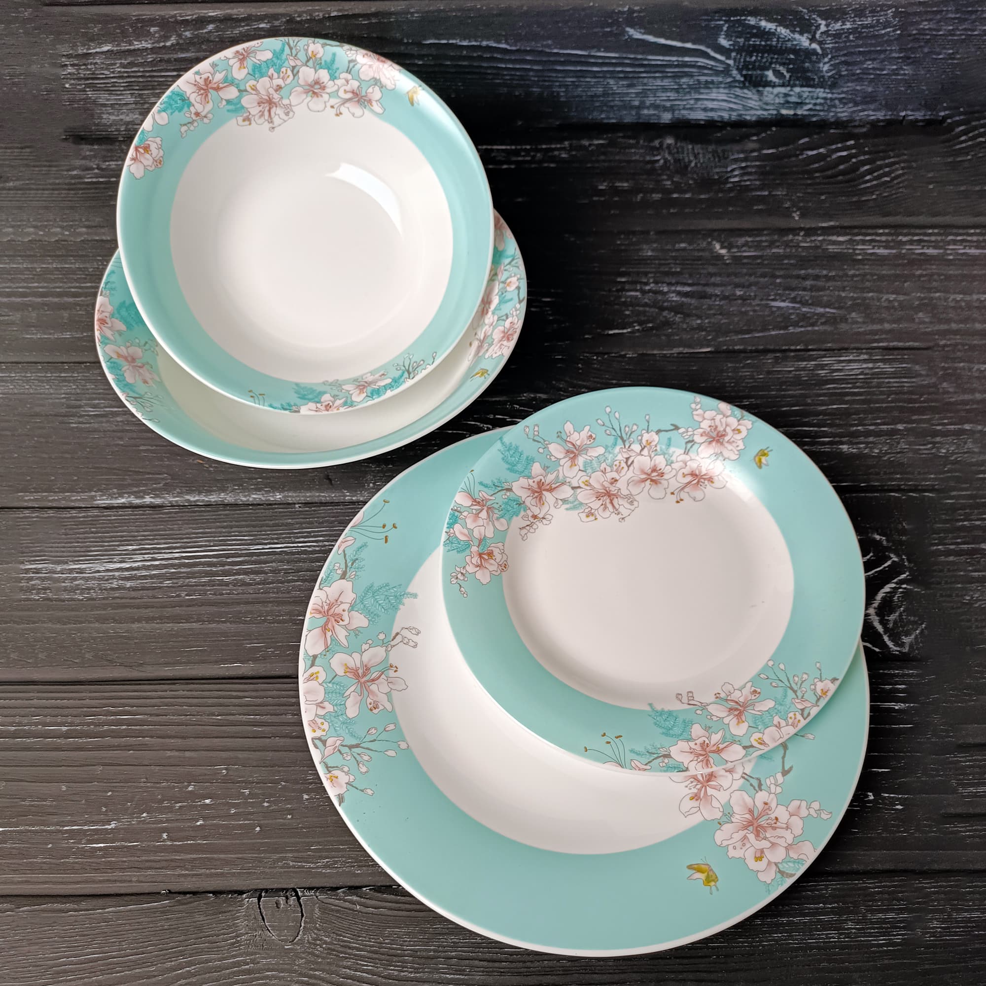 Весняне цвітіння, Aura, Салатник, VT-2187AVC, Vittora, 187 мм — фото 1