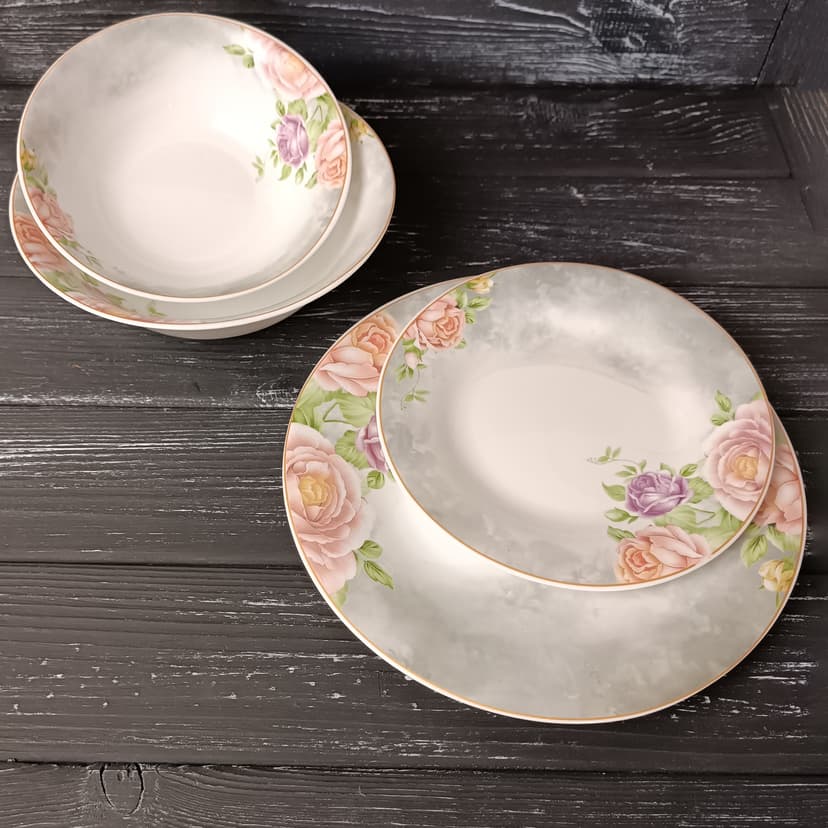 Трояндовий сон, Aura, Салатник, VT-2187ATS, Vittora, 187 мм