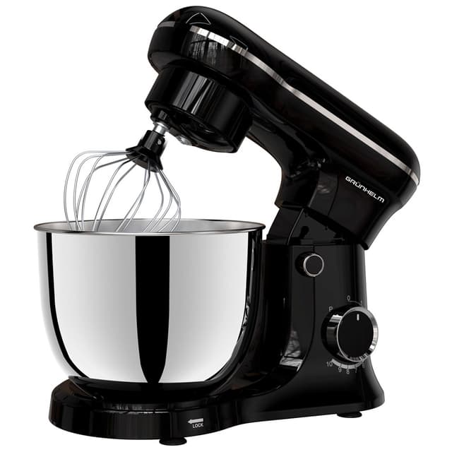 Кухонна машина GKM0015B, 1500 Вт, 10 швидкостей, чорний(GRUNHELM)