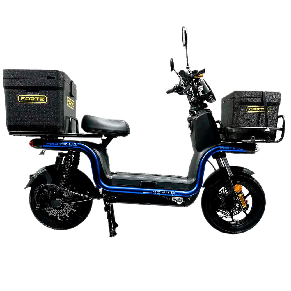 Скутер акумуляторний U1 синій + ящик