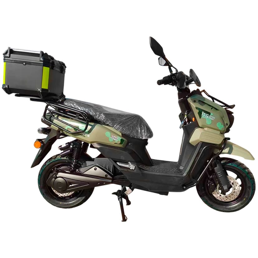 Скутер акумуляторний FORTE UNICORN-EV зелений + Термобокс