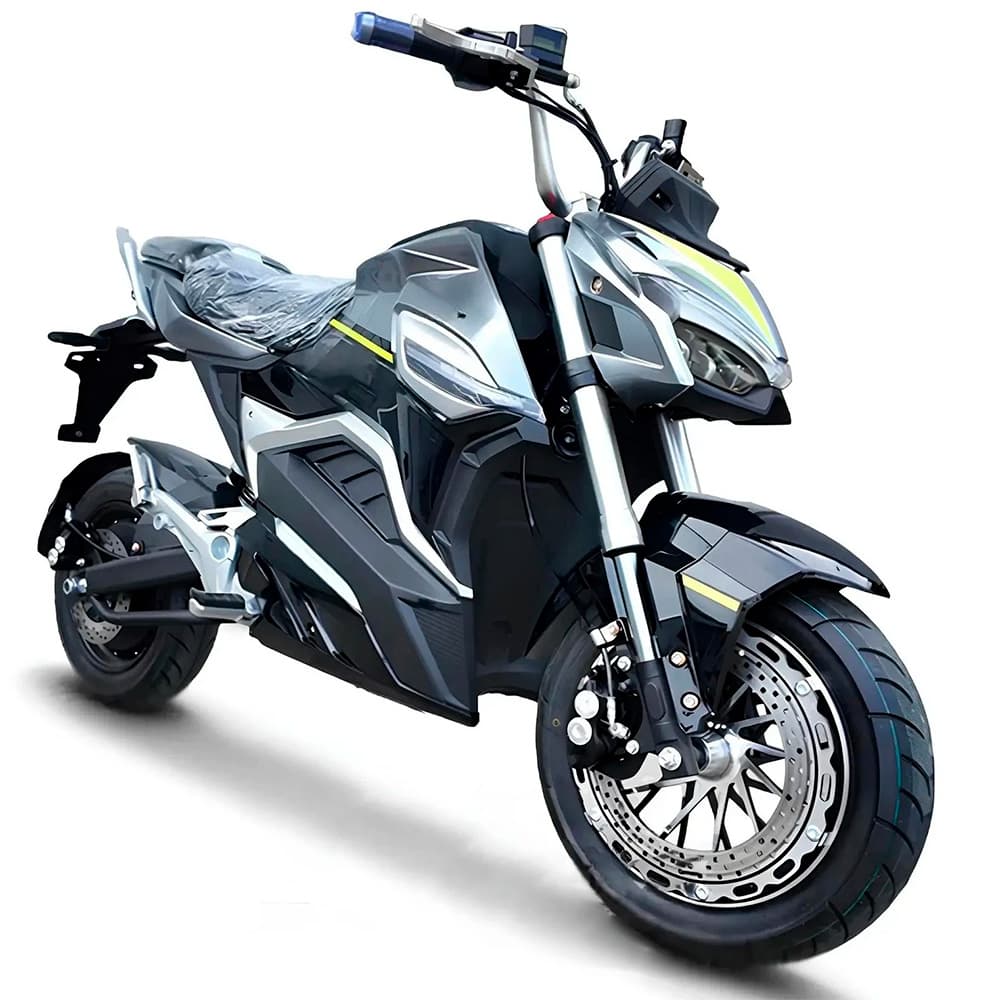 Мотоцикл-скутер акумуляторний V15 сірий — фото 1